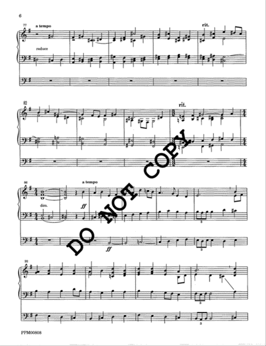 I Sing the Almighty Power of God: Organ Voluntaries on the Hymn Tunes of Ralph Vaughan Williams Volume I Organ scores gallery preview page 7