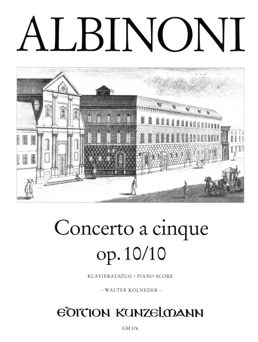 Concerto a cinque Op. 10/10 Violin Solo scores gallery preview page 1