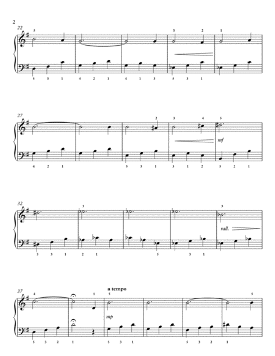 Liszt - Liebesträume, easy piano Easy Piano scores gallery preview page 2