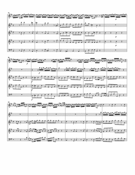 Concerto, Op.5, no.6 (arrangement for 5 recorders)