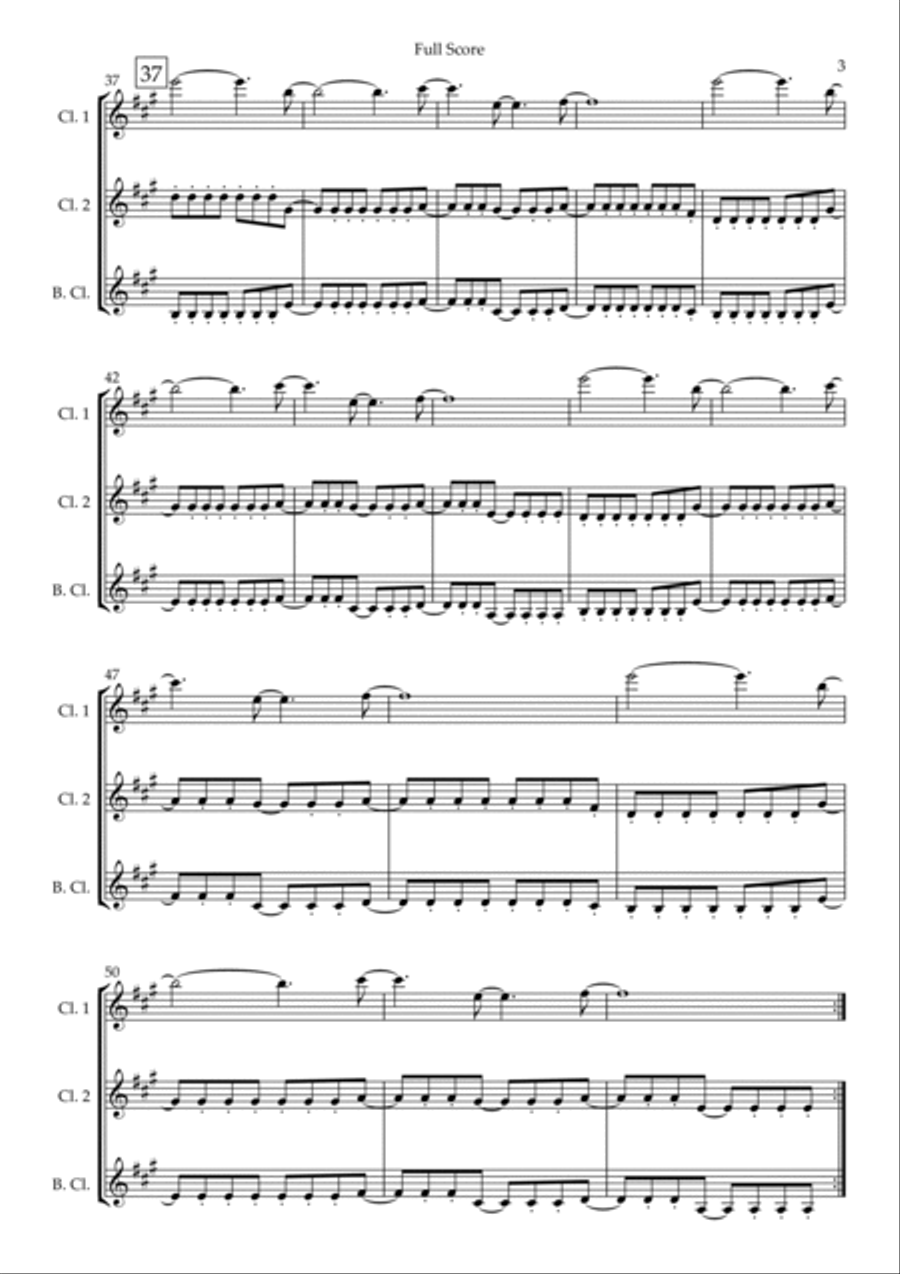 Clarity Clarity Woodwind Trio scores gallery preview page 3