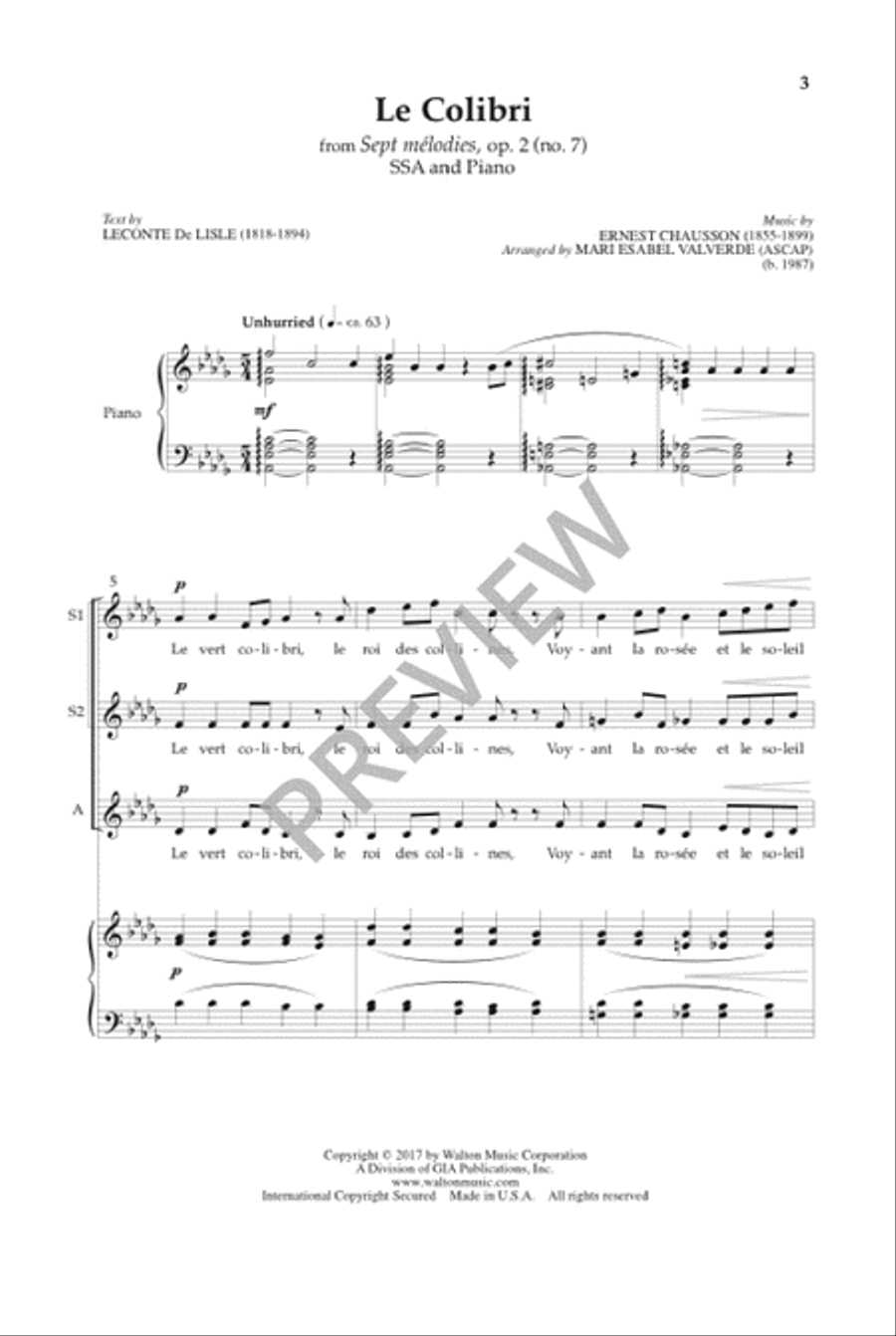 Le Colibri SSA scores gallery preview page 4