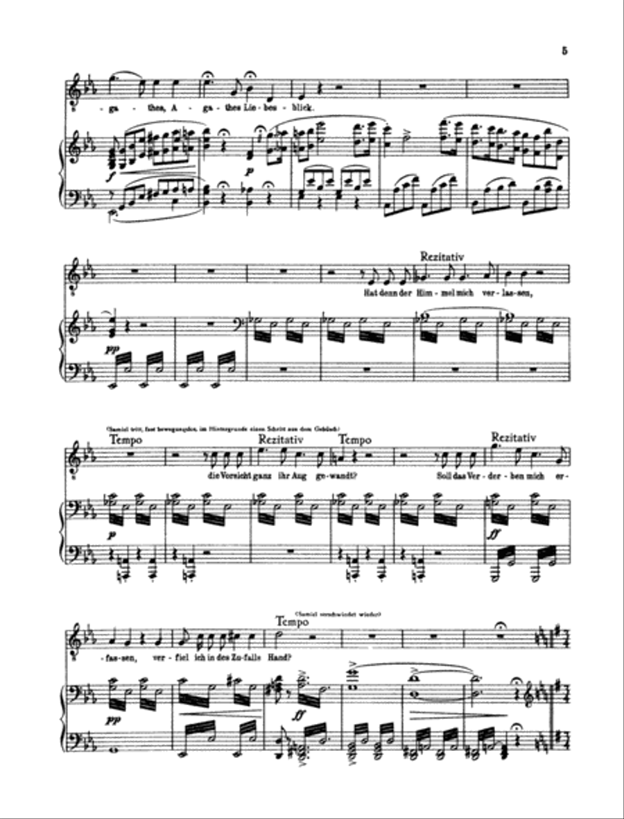 Durch die Wälder, durch die Auen Tenor Voice scores gallery preview page 4