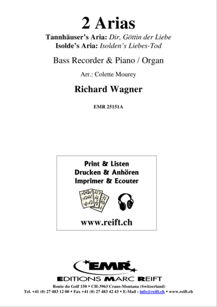 2 Arias Bass Recorder scores gallery preview page 2