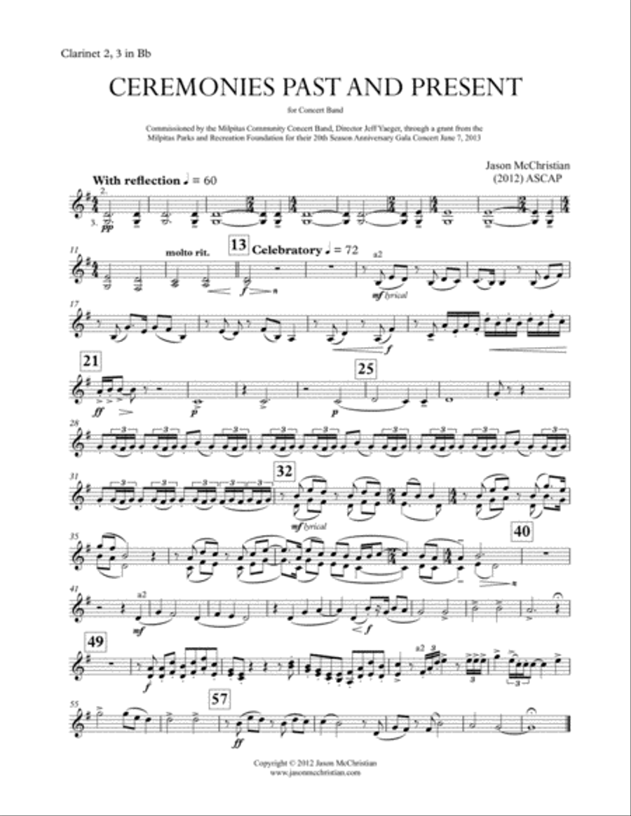 Ceremonies Past and Present - for Concert Band Concert Band scores gallery preview page 5