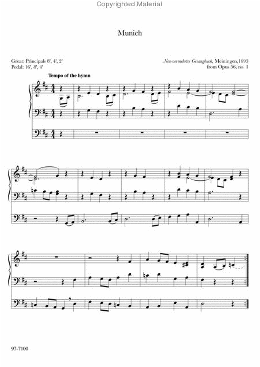 Master Organ Works of Jan Bender, Vol. 3 Organ scores gallery preview page 5