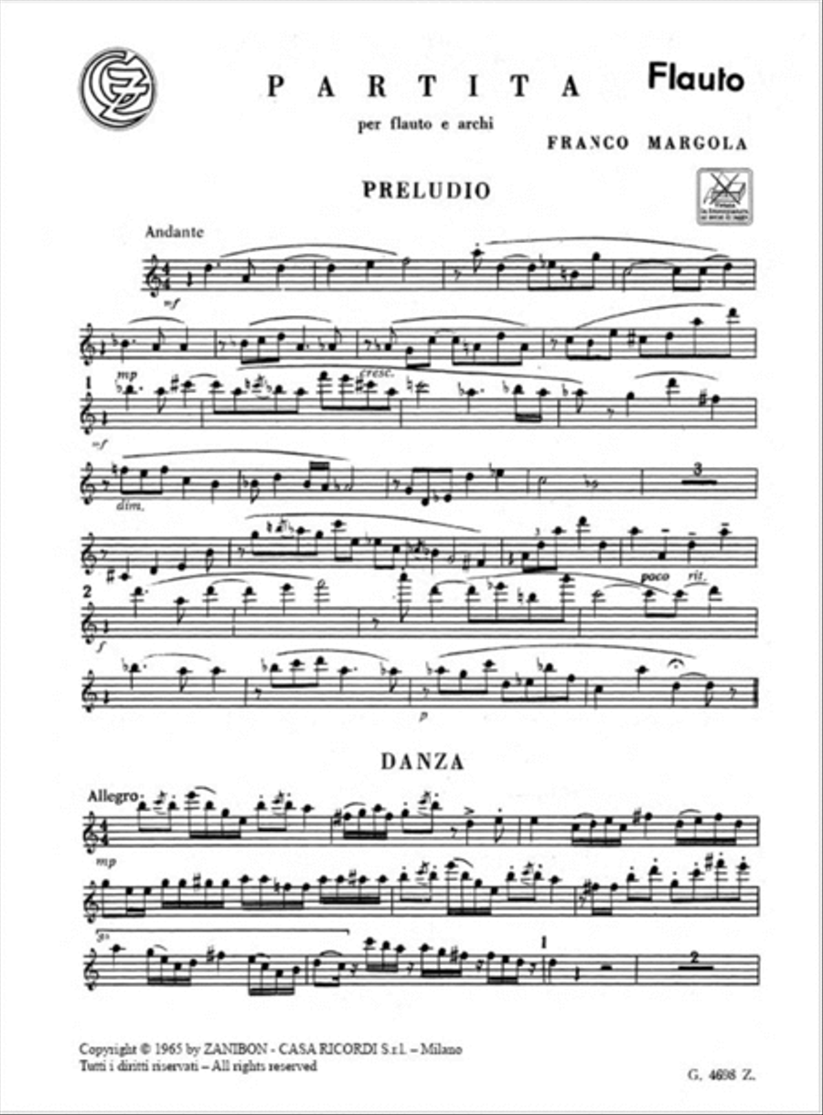 Partita Flute Solo scores gallery preview page 3