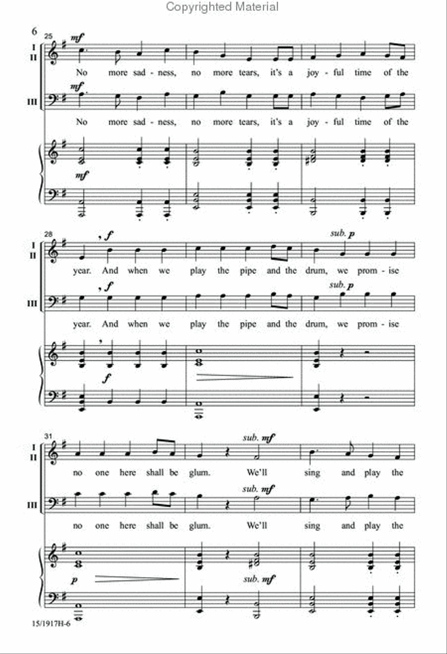 Let Us Sing with Glee!
