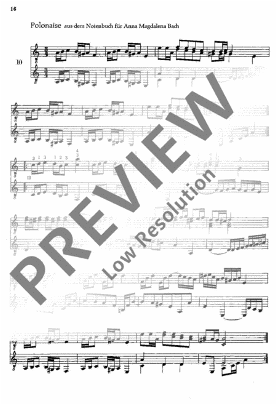 16 Little Pieces Classical Guitar scores gallery preview page 17