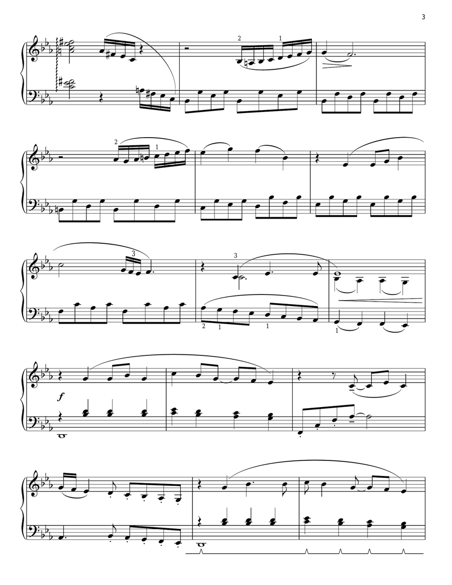 Your Song [Classical version] (arr. Phillip Keveren) Piano Solo scores gallery preview page 3
