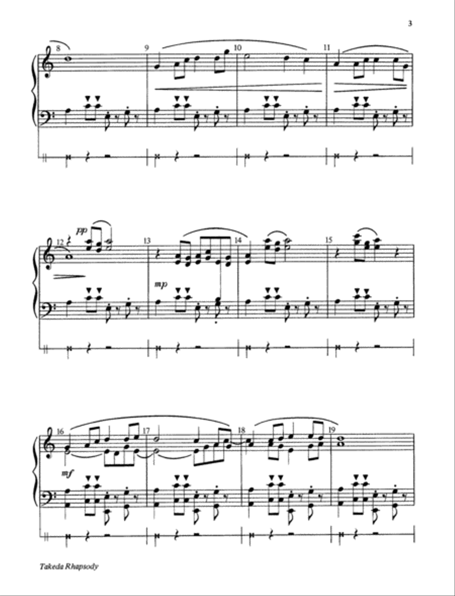 Takeda Rhapsody 5-Octaves scores gallery preview page 3