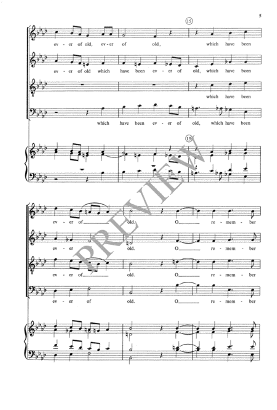 Call to Remembrance 4-Part scores gallery preview page 6