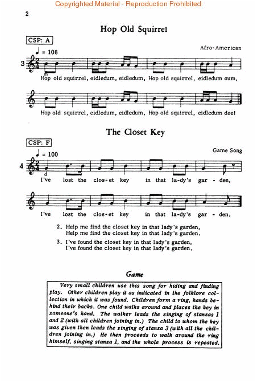 150 American Folk Songs Choir scores gallery preview page 2