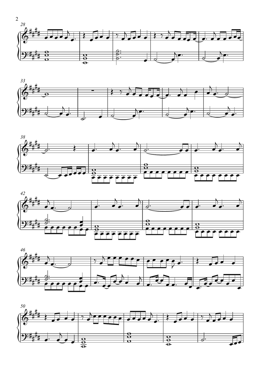 Crawling Easy Piano scores gallery preview page 2