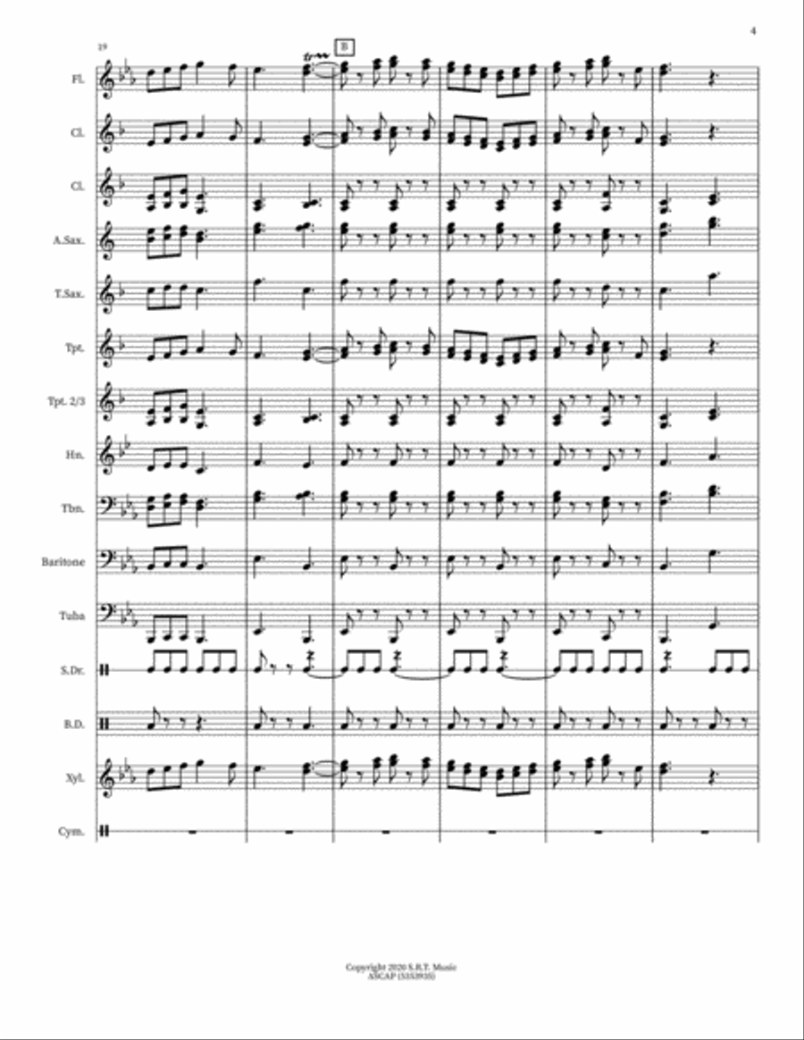 Horizons March Horizons March Concert Band scores gallery preview page 4