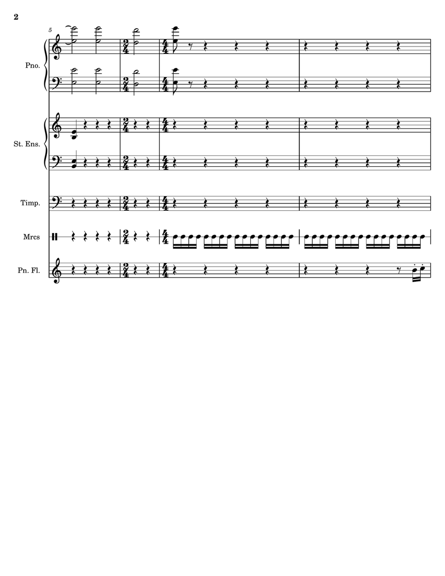 The Wildest Thing, Op. 4 Large Ensemble scores gallery preview page 2