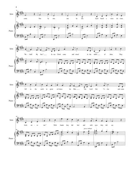 One by One - Piano and Vocal Arrangement image number null