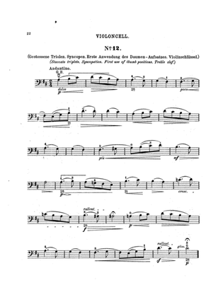 Grützmacher: Etudes, Op. 72