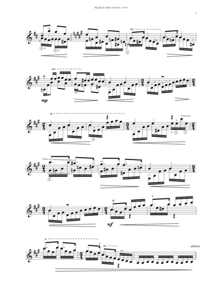 Scherzo - Sonatina (for solo guitar) image number null