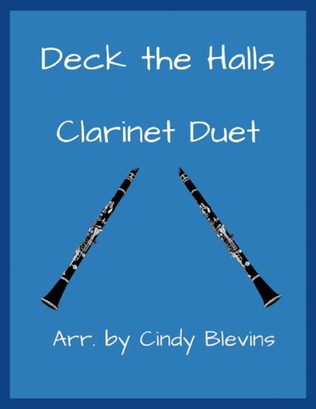 Book cover for Deck the Halls, for Clarinet Duet