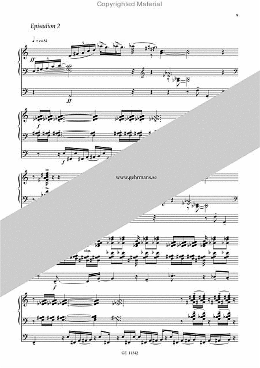 Tragoedia Tragoedia Organ scores gallery preview page 10