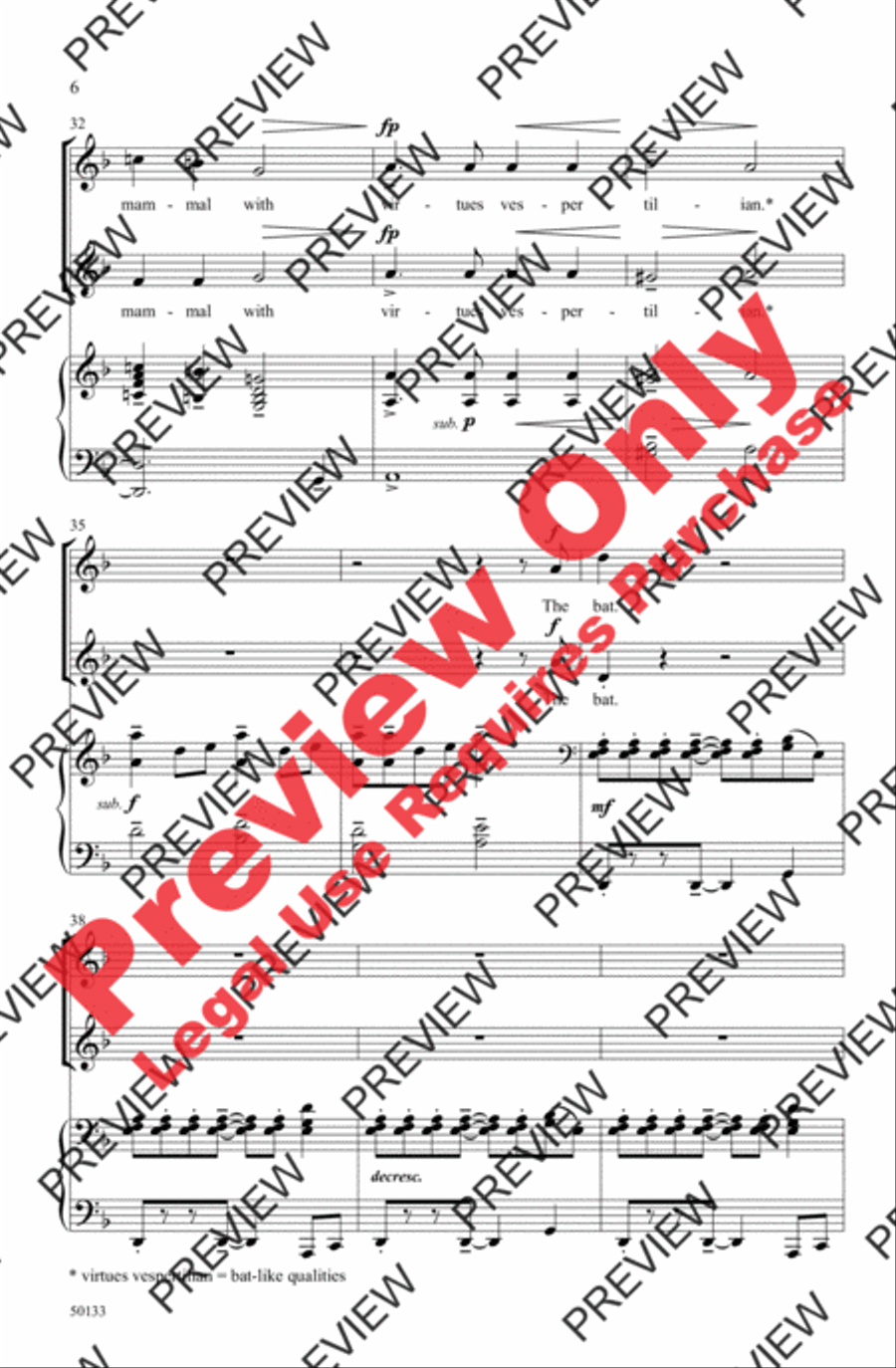 The Bat 2-Part scores gallery preview page 6