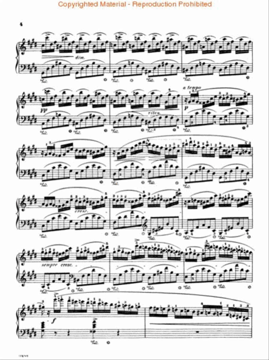 Fantasie Impromptu, Op. 66 in C# Minor Piano Solo scores gallery preview page 3