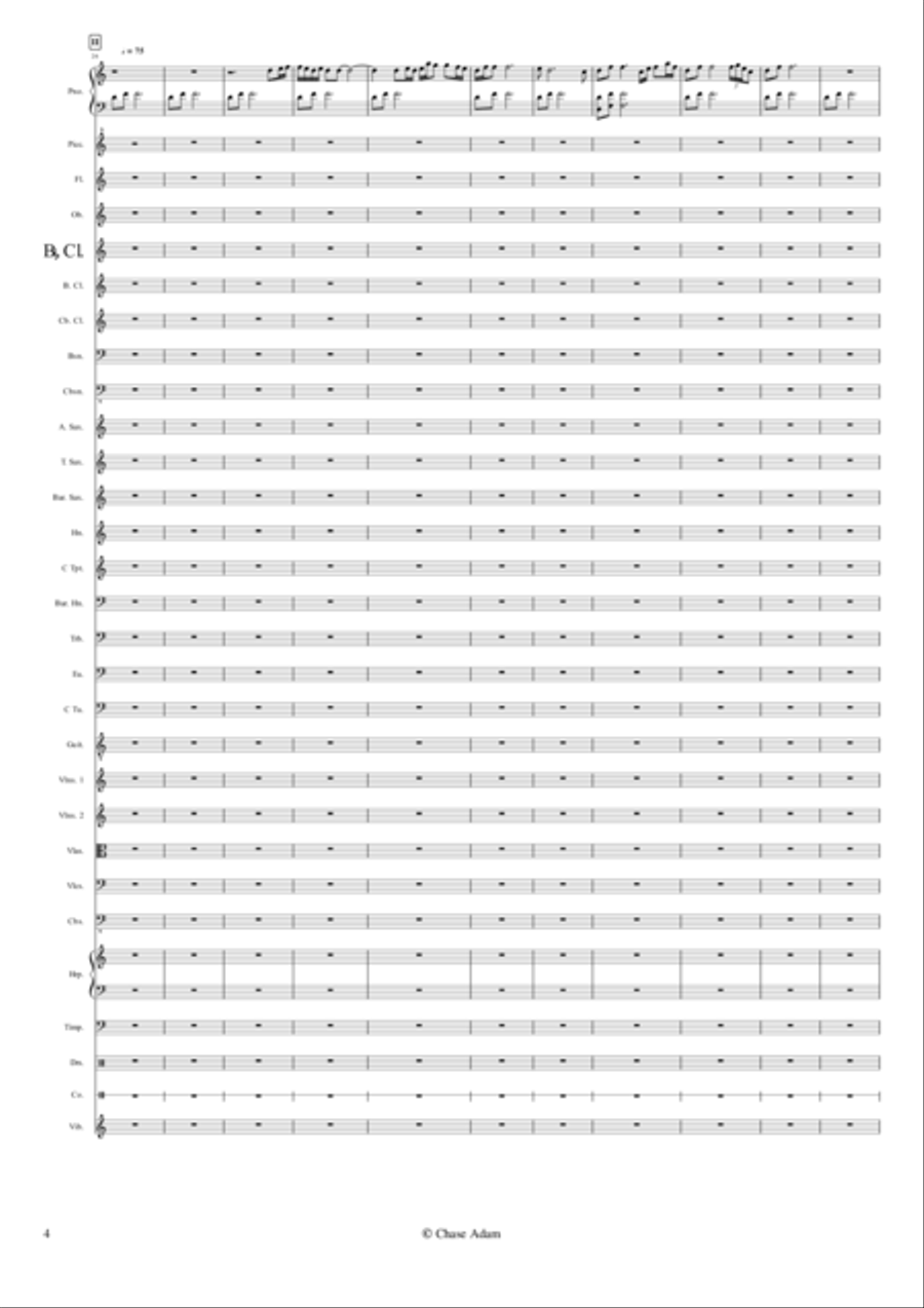 In the Death of Time In the Death of Time Concert Band scores gallery preview page 4