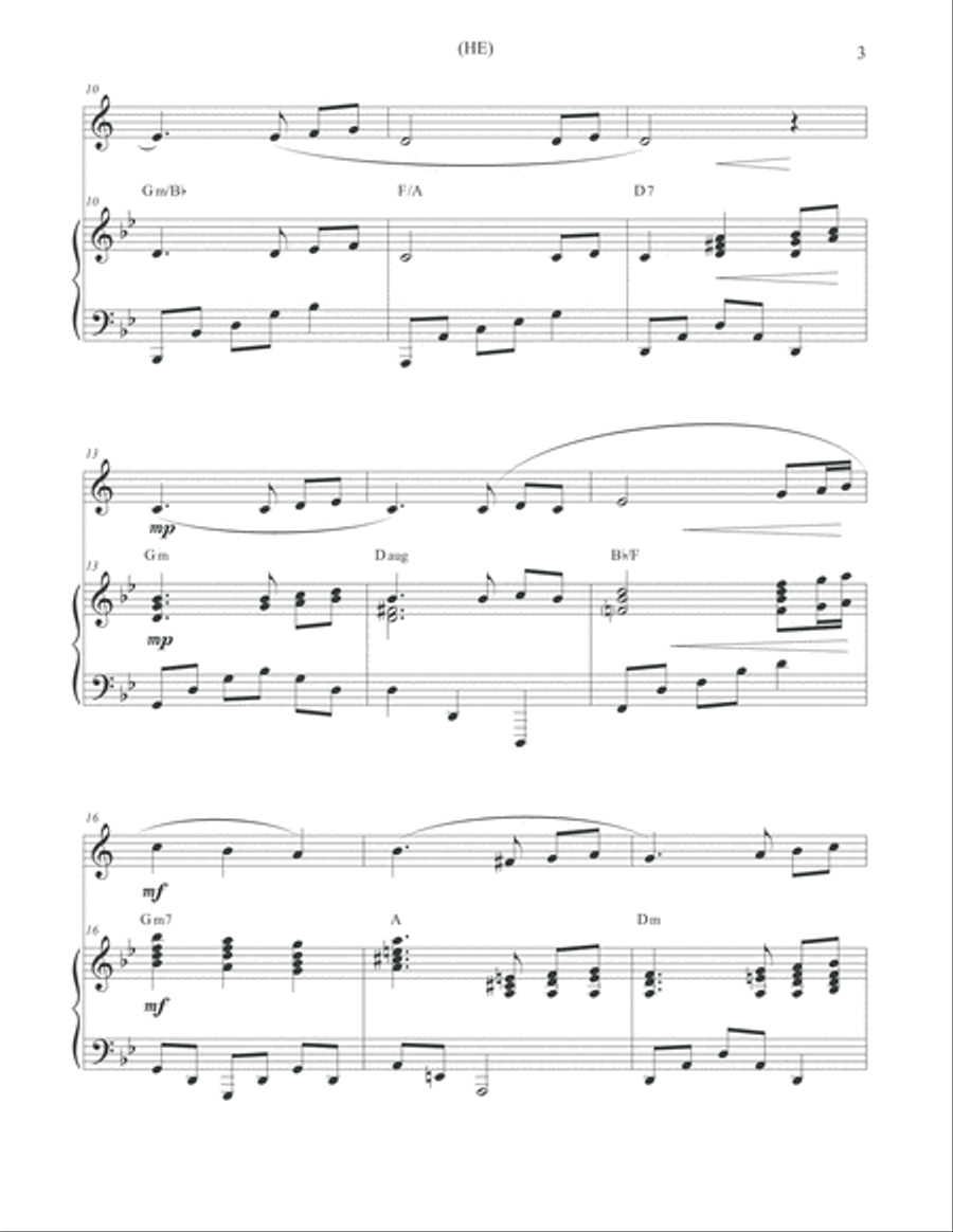 He Trumpet Solo scores gallery preview page 3