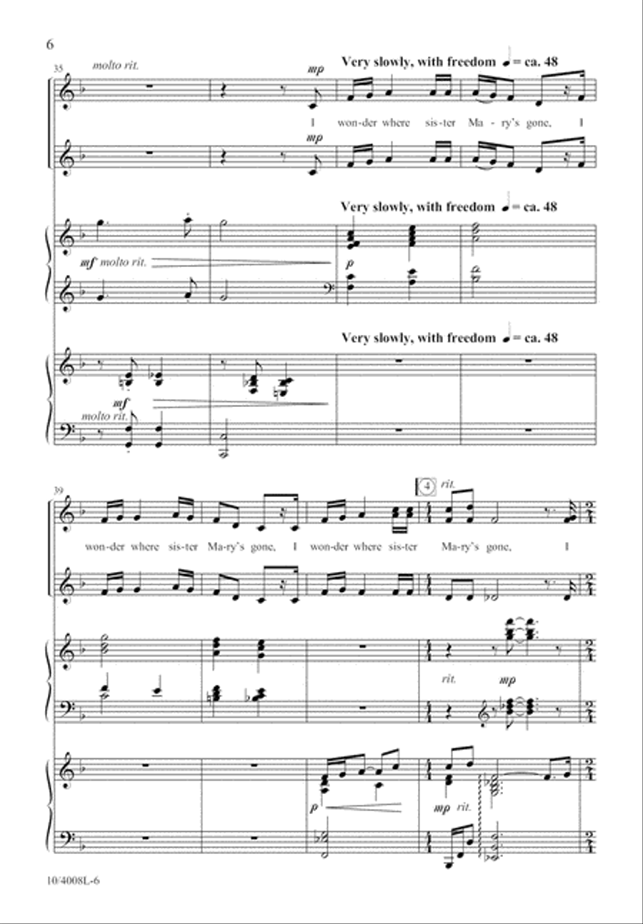 Peter, Go Ring Them Bells SSA scores gallery preview page 6