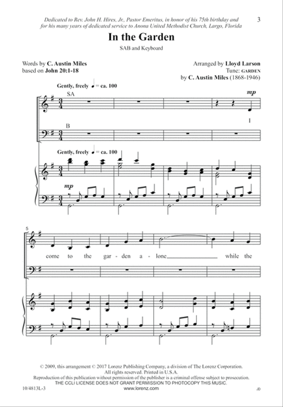 In the Garden 3-Part scores gallery preview page 3