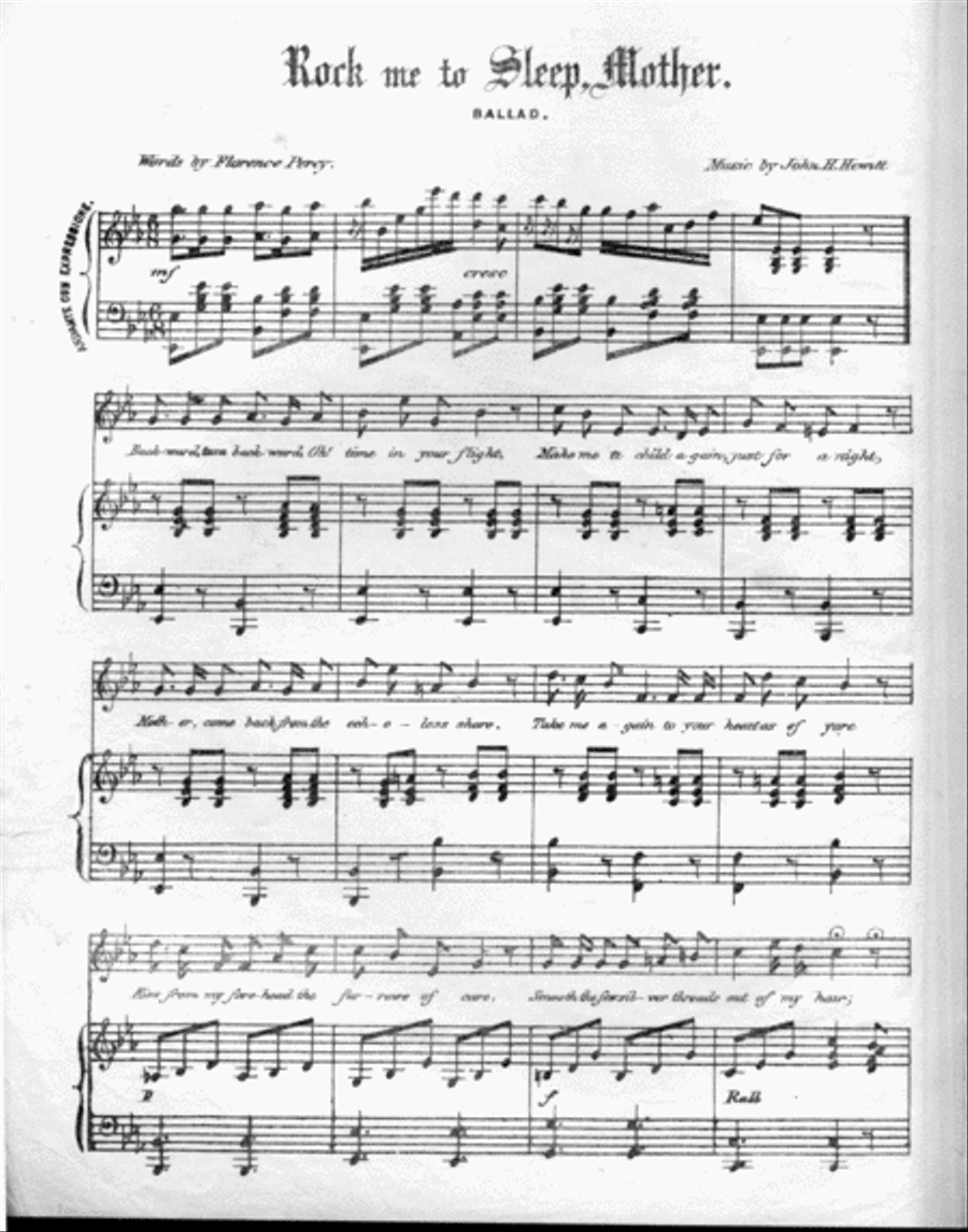 Rock Me To Sleep, Mother Voice scores gallery preview page 2