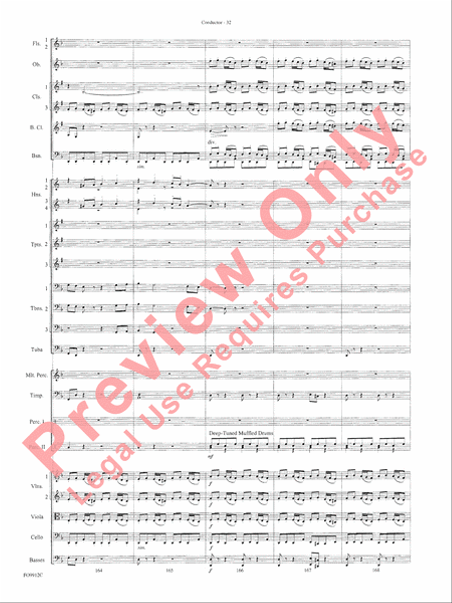 Selections from Star Wars: Episode I The Phantom Menace Full Orchestra scores gallery preview page 34