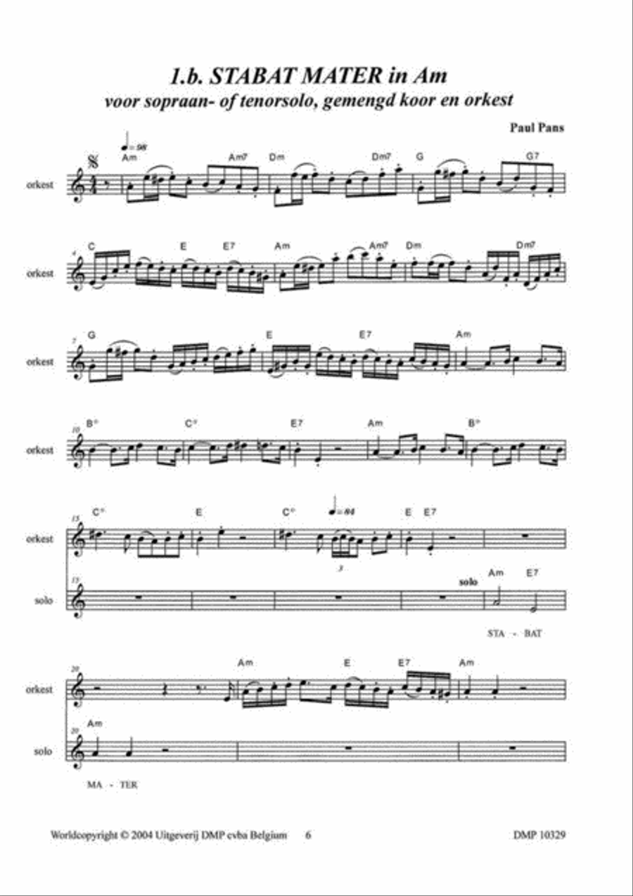 Tien Religieuze Werken A Cappella scores gallery preview page 3