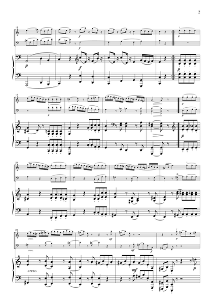 Mozart  Romance from Eine Kleine Nachtmusik K.525(Violin, Cello & Piano)