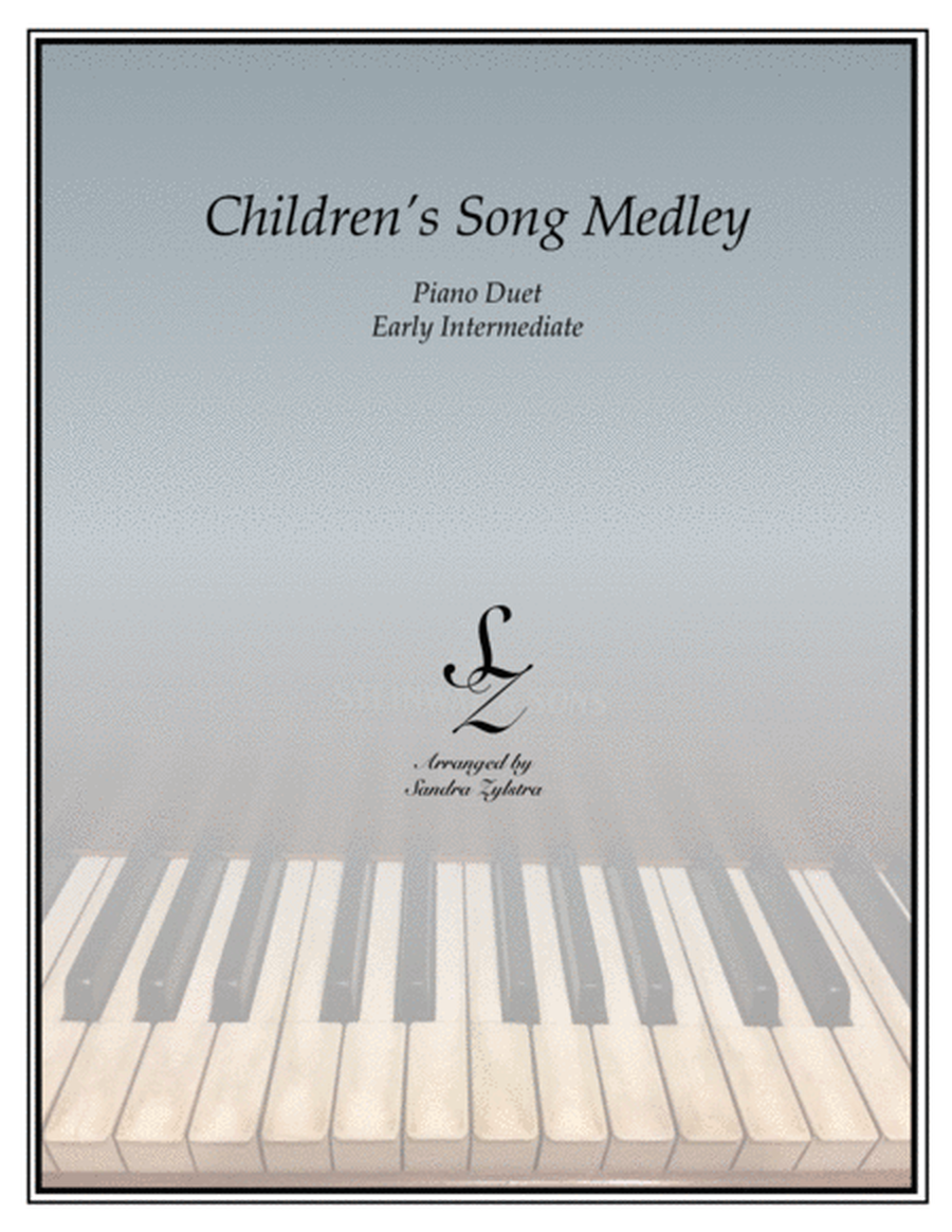 Children's Song Medley (1 piano, 4 hands) image number null