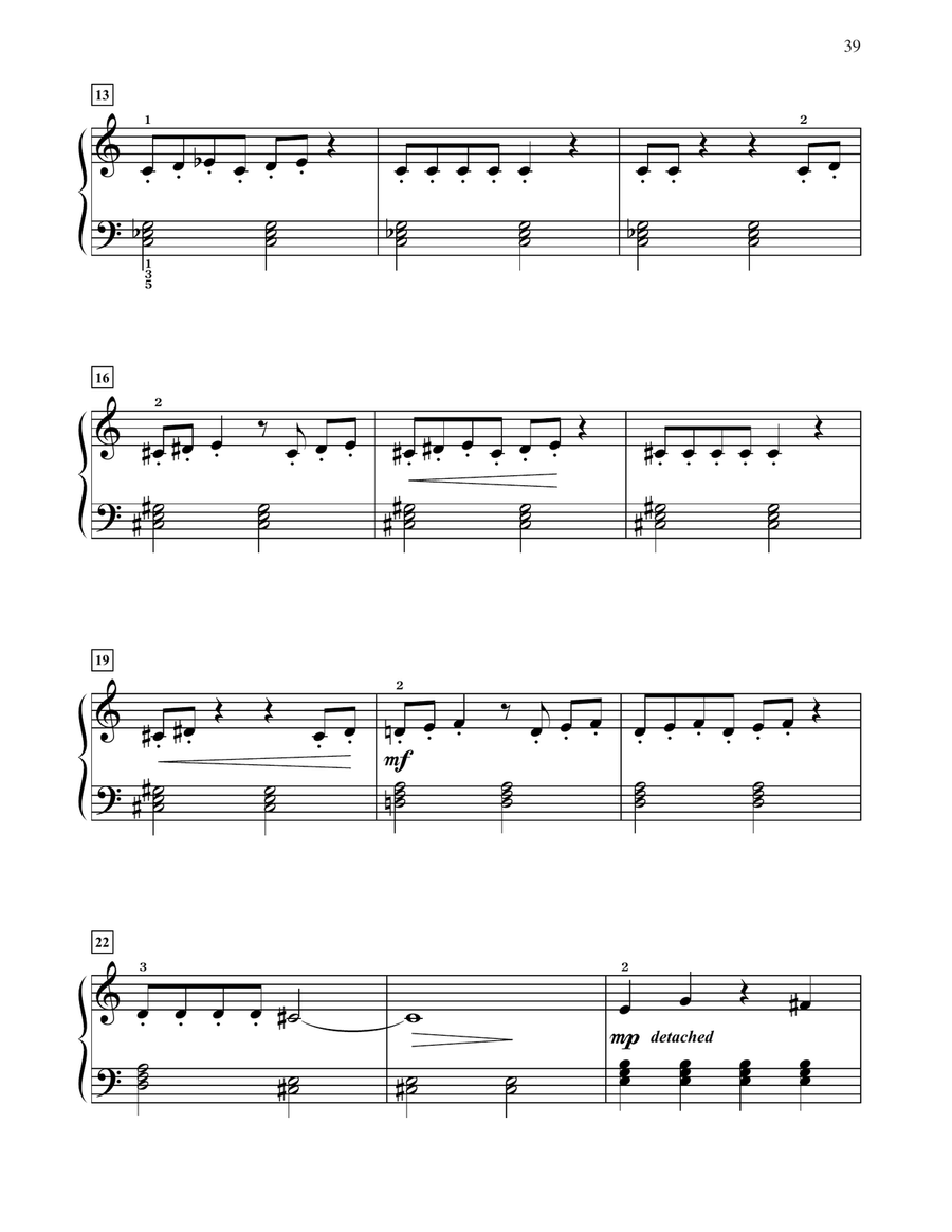 There And Back Again (from The Hobbit: The Battle of the Five Armies) (arr. Dan Coates) Easy Piano scores gallery preview page 2