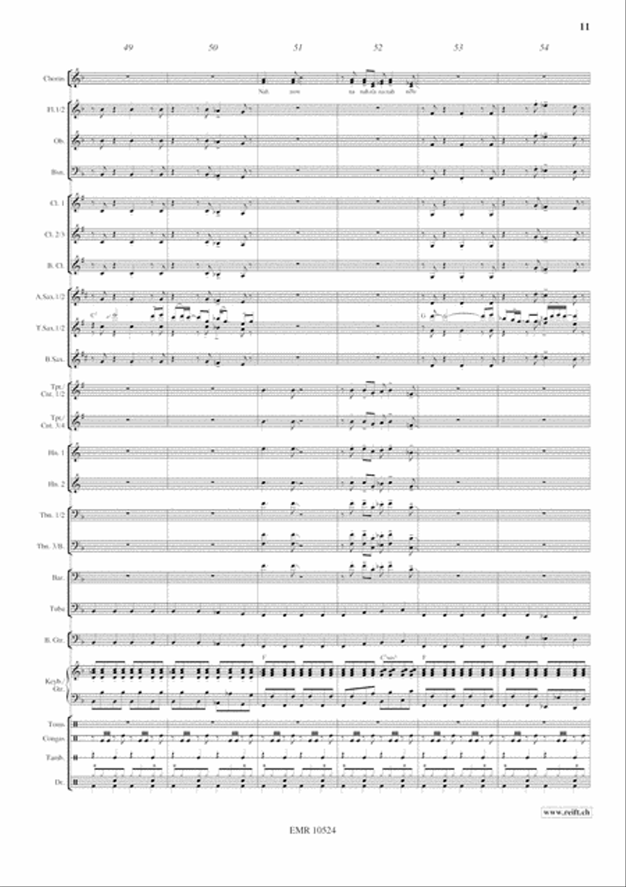 Disco Lady Disco Lady 4-Part scores gallery preview page 12
