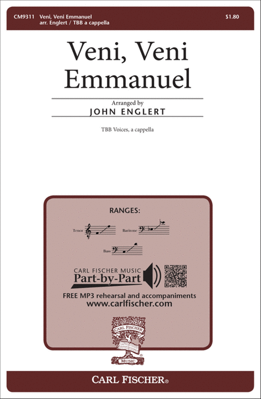 Veni, Veni Emmanuel 3-Part scores gallery preview page 1
