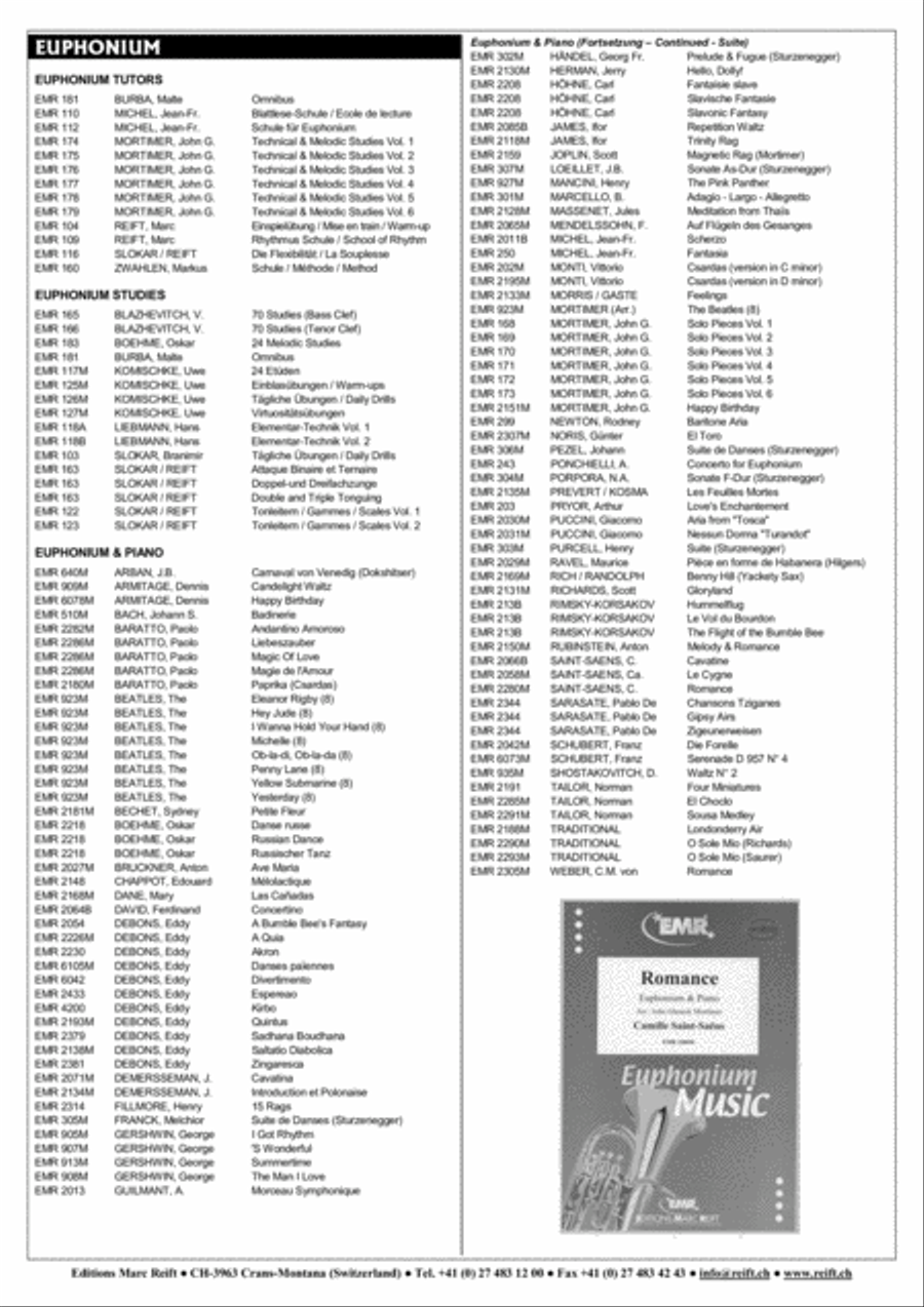Ave Maria Euphonium scores gallery preview page 6