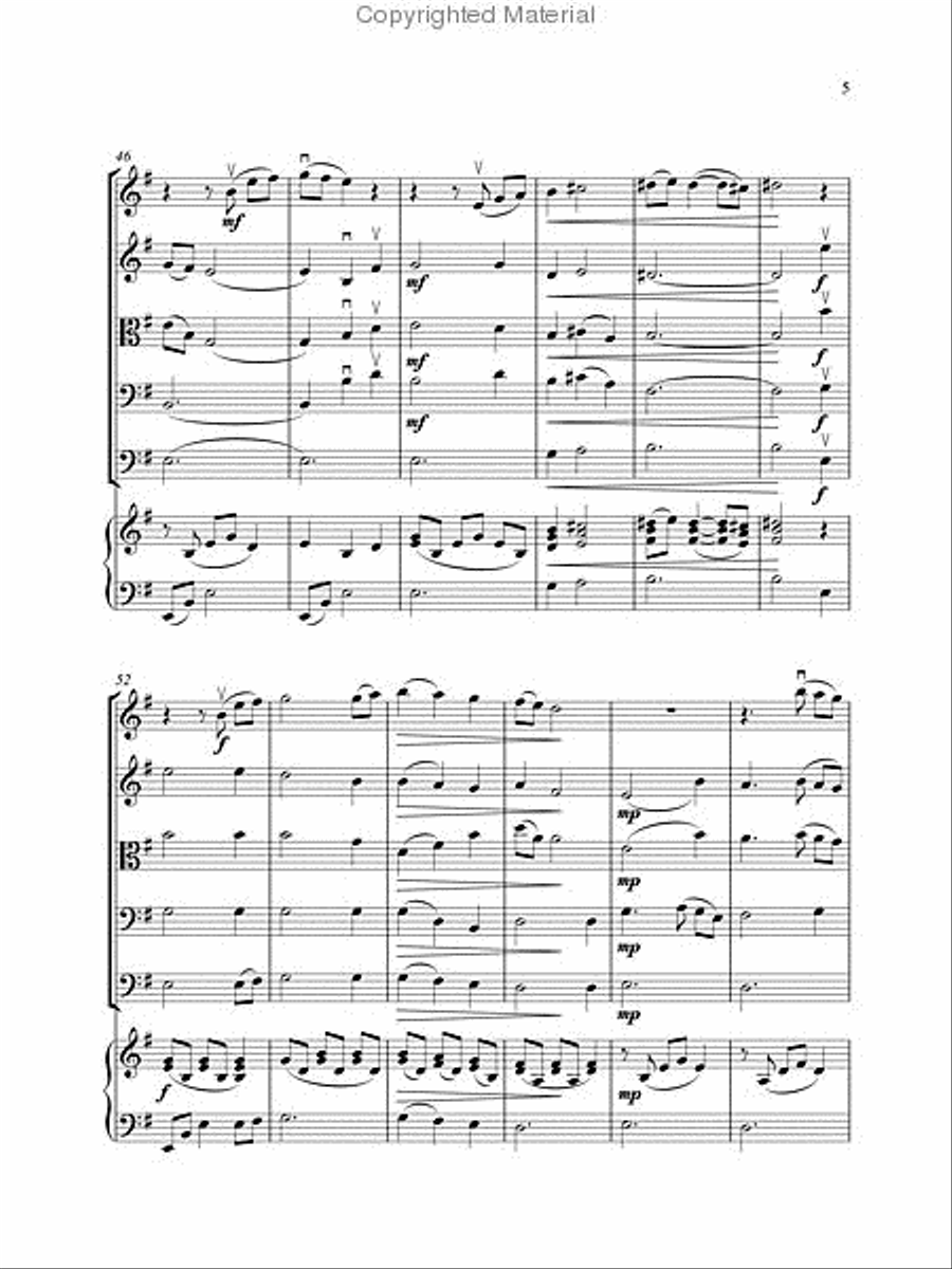 Fantasia on Scarborough Fair String Orchestra scores gallery preview page 7