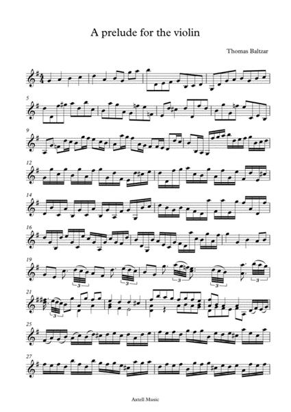 A Prelude for Violin image number null