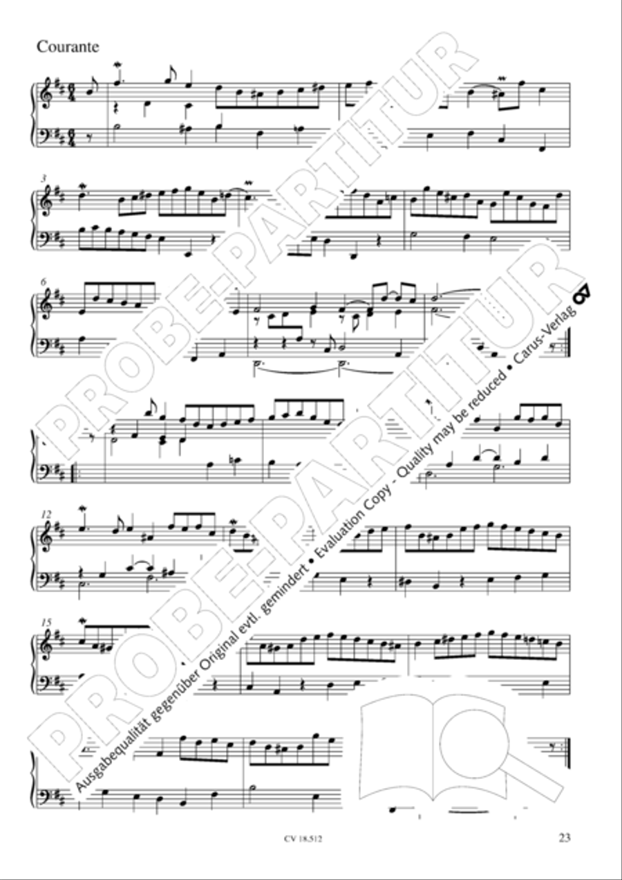 Six Suites Six Suites Harpsichord scores gallery preview page 24