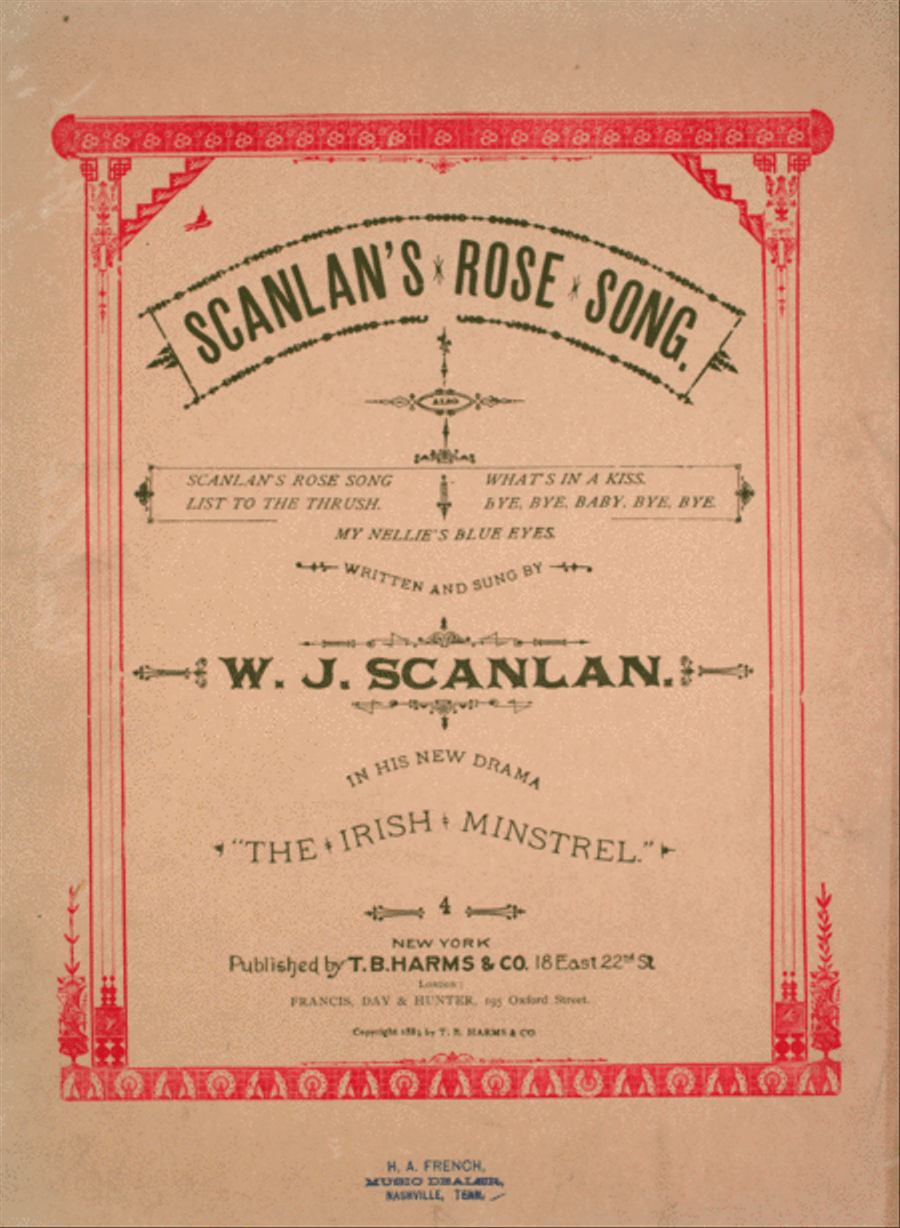 Scanlan's Rose Song Voice scores gallery preview page 1
