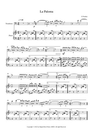 La Paloma - Sebastian Yradier (Trombone + Piano)