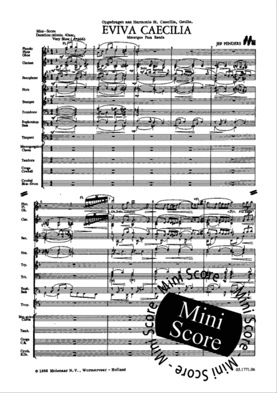 Eviva Caecilia Big Band scores gallery preview page 3