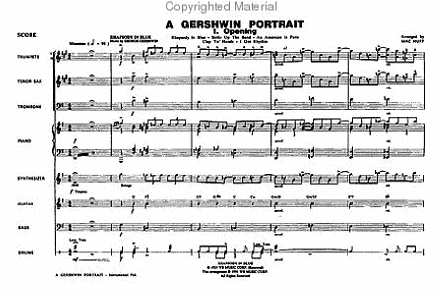 A Gershwin Portrait! The Music of George and Ira Gershwin