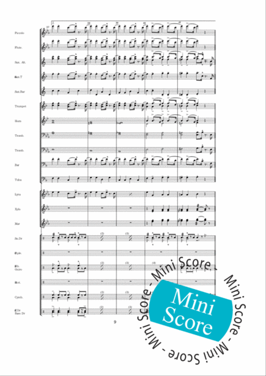 Rosevalley Blues Percussion scores gallery preview page 13