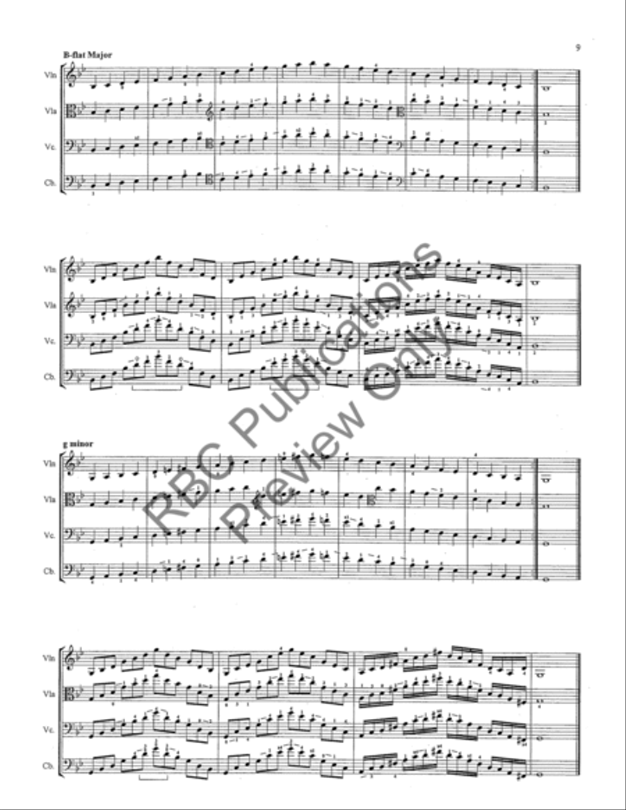 Scales Arpeggios And Chorales String Orchestra scores gallery preview page 10