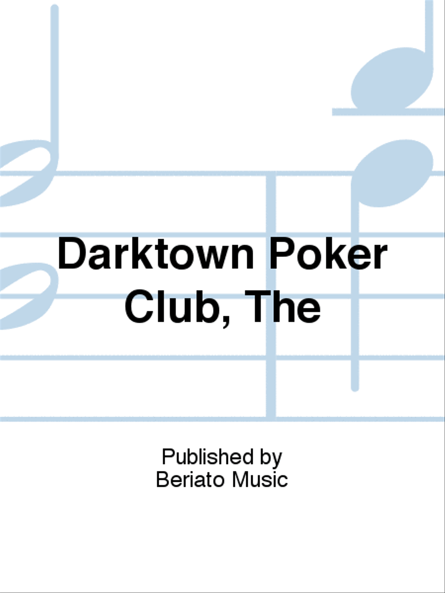 Darktown Poker Club, The Darktown Poker Club, The Piano, Vocal, Guitar scores gallery preview page 1
